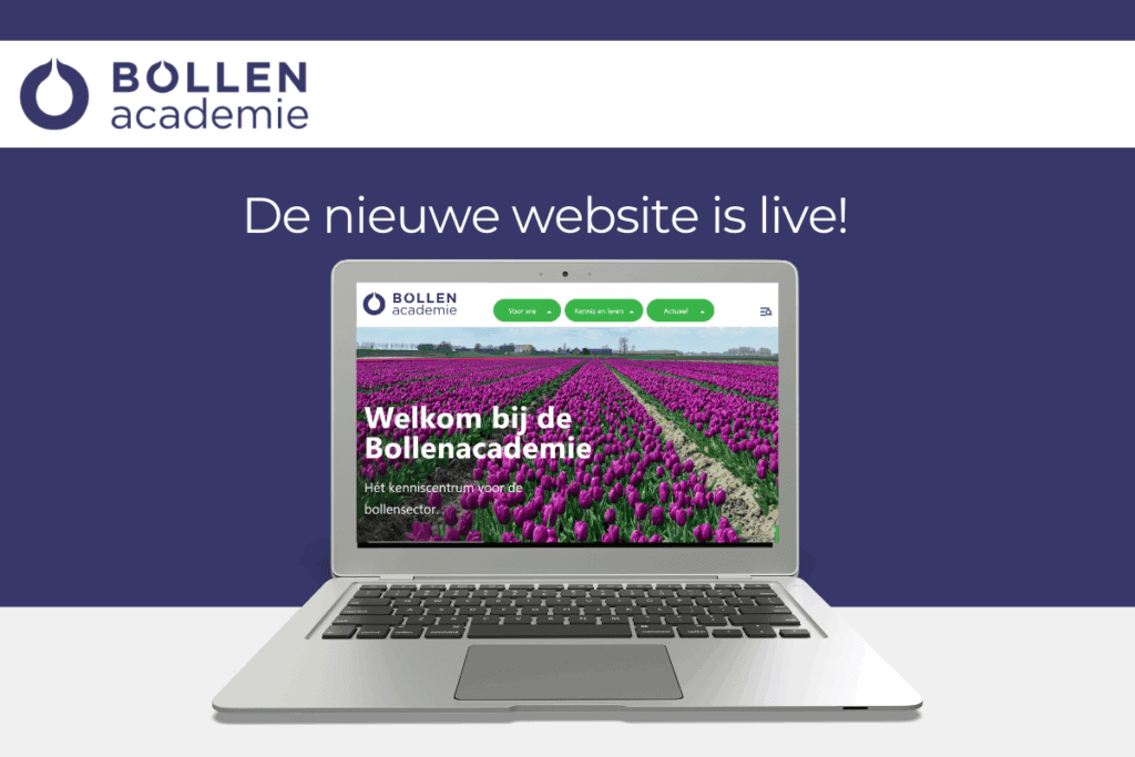 bericht Nieuwe website
